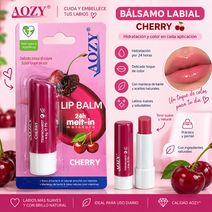 🍒 Bálsamo Labial AOZY Cherry