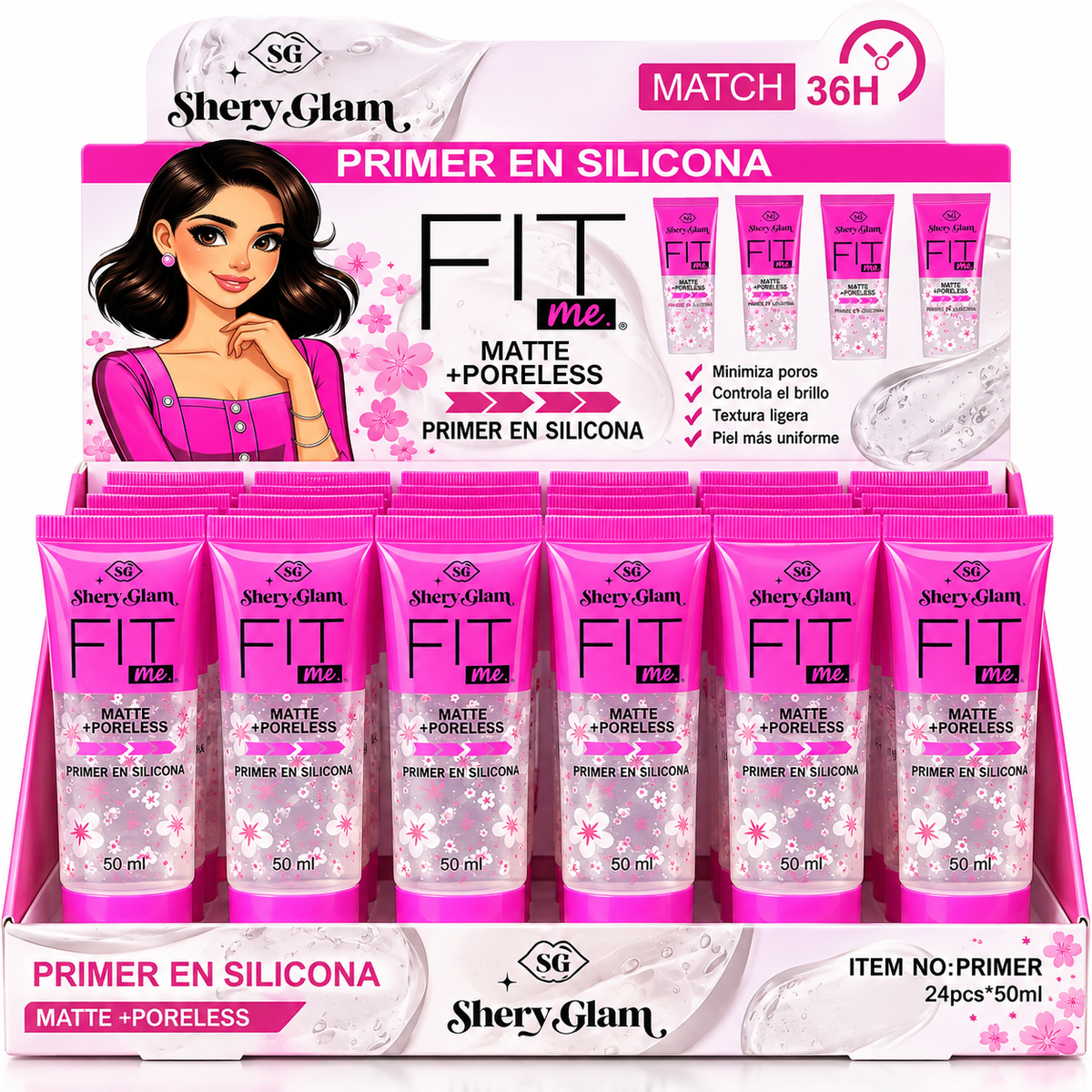 Primer en Silicona Shery Glam 50 ml